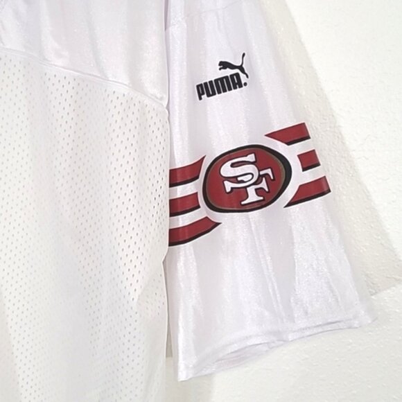 *NWT*  Vintage NFL Blank White San Francisco 49ers Puma Jersey, size XL - Picture 2 of 11